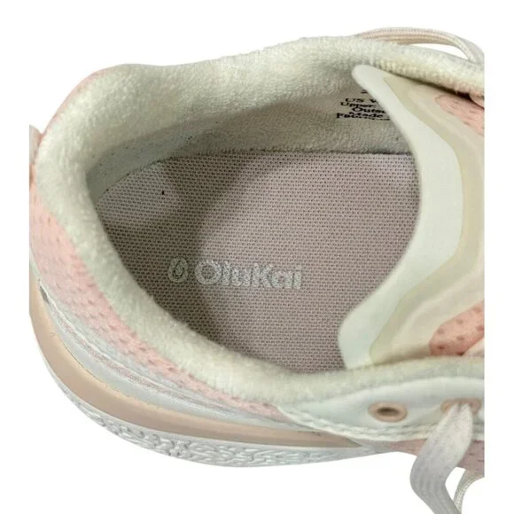 OluKai Women's Anau Court Pickleball Sneakers Rose Dust/Pink White EUC Size 9.5 - Picture 12 of 13